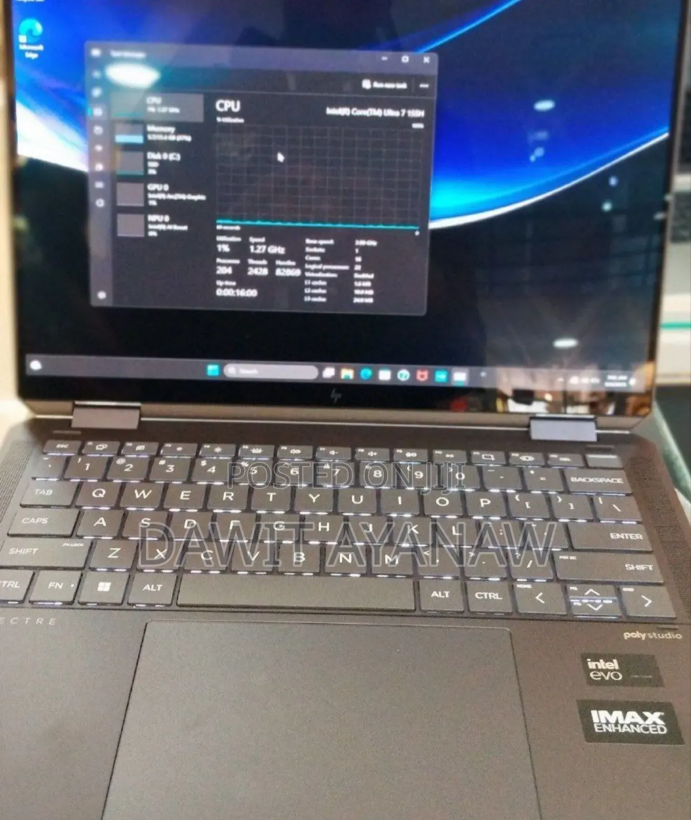 New Laptop HP Envy X360 16GB Intel Core Ultra 7 SSD 1T