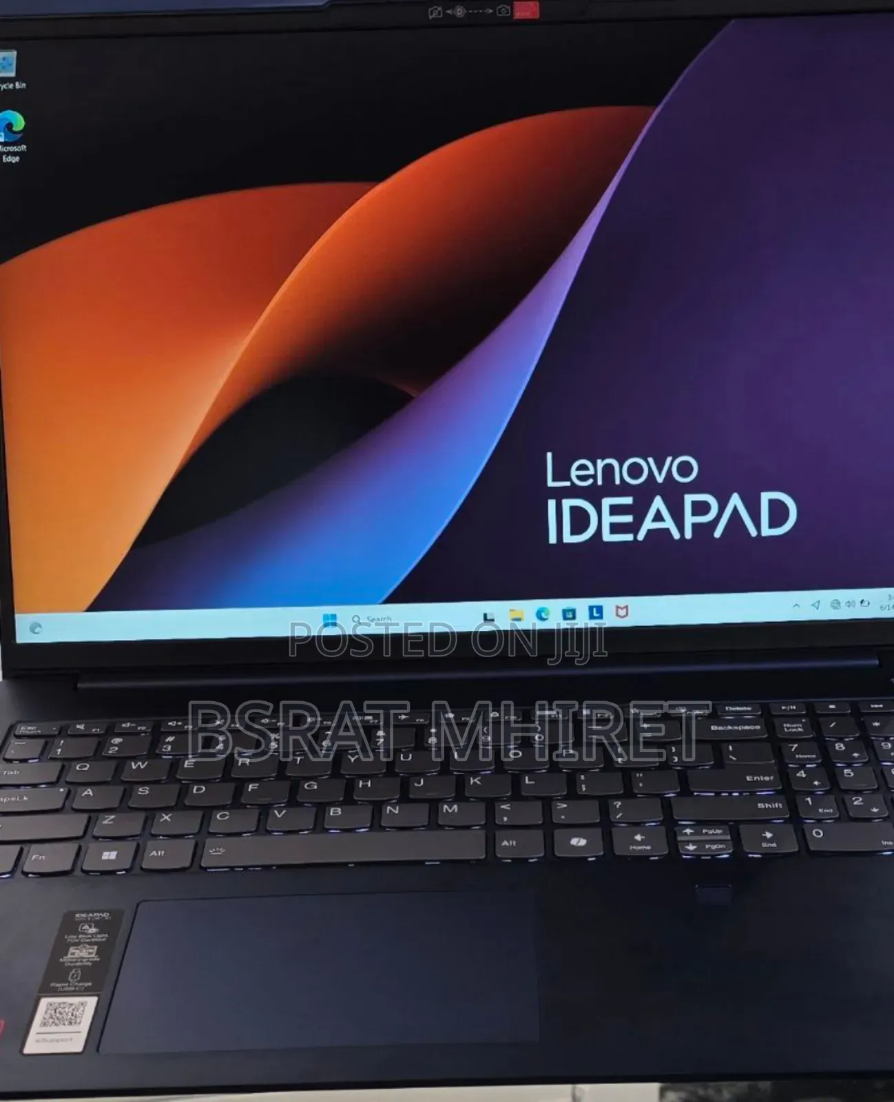 New Laptop Lenovo Ideapad 3 16GB Intel Core I7 SSD 512GB