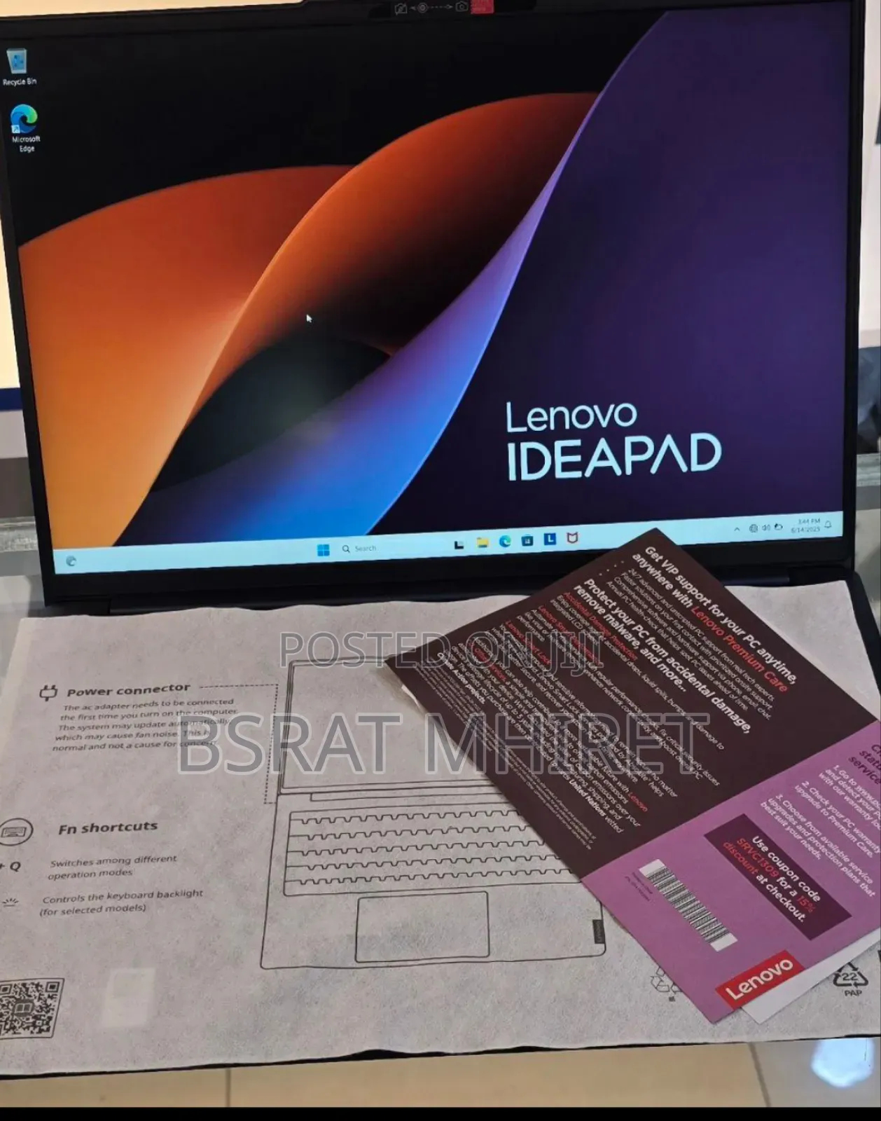 New Laptop Lenovo Ideapad 3 16GB Intel Core I7 SSD 512GB