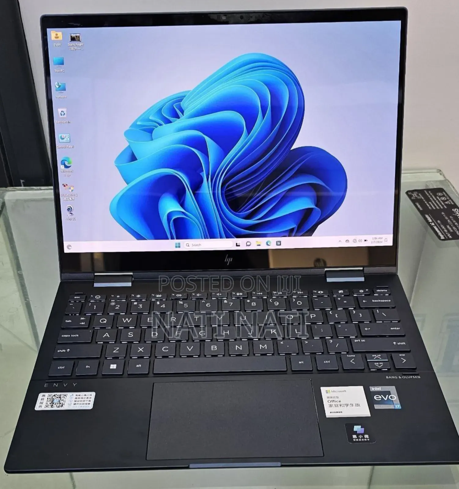 New Laptop HP Envy X360 16GB Intel Core I7 SSD 1T