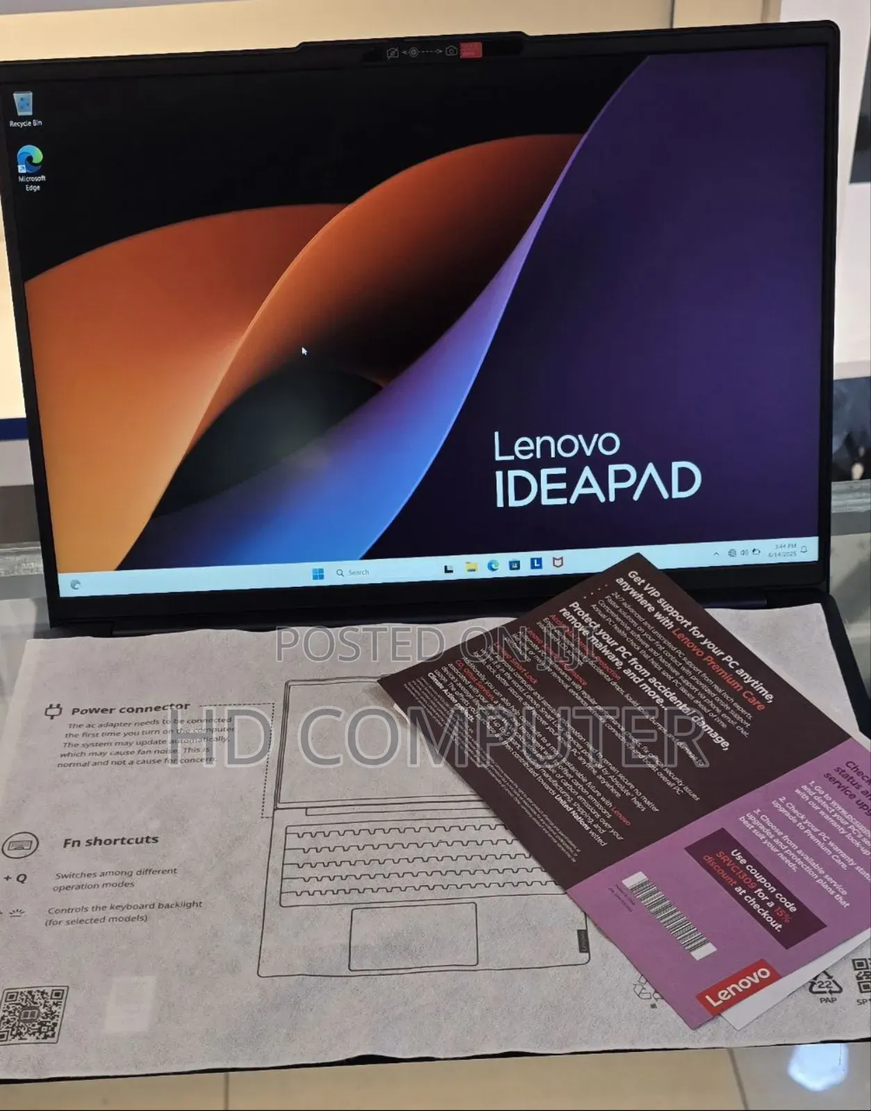 New Laptop Lenovo Ideapad 3 16GB Intel Core I9 SSD 512GB