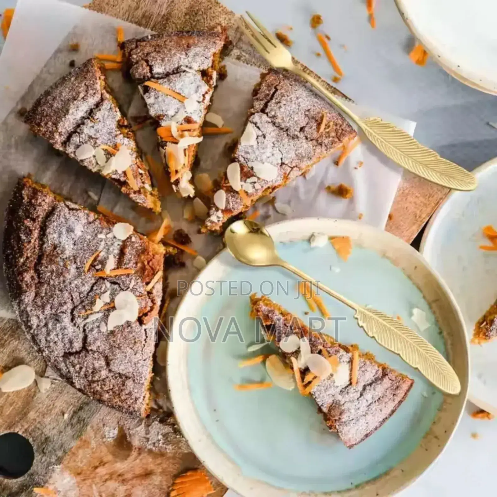 Wing Shape Golden Spoon And Fork Set