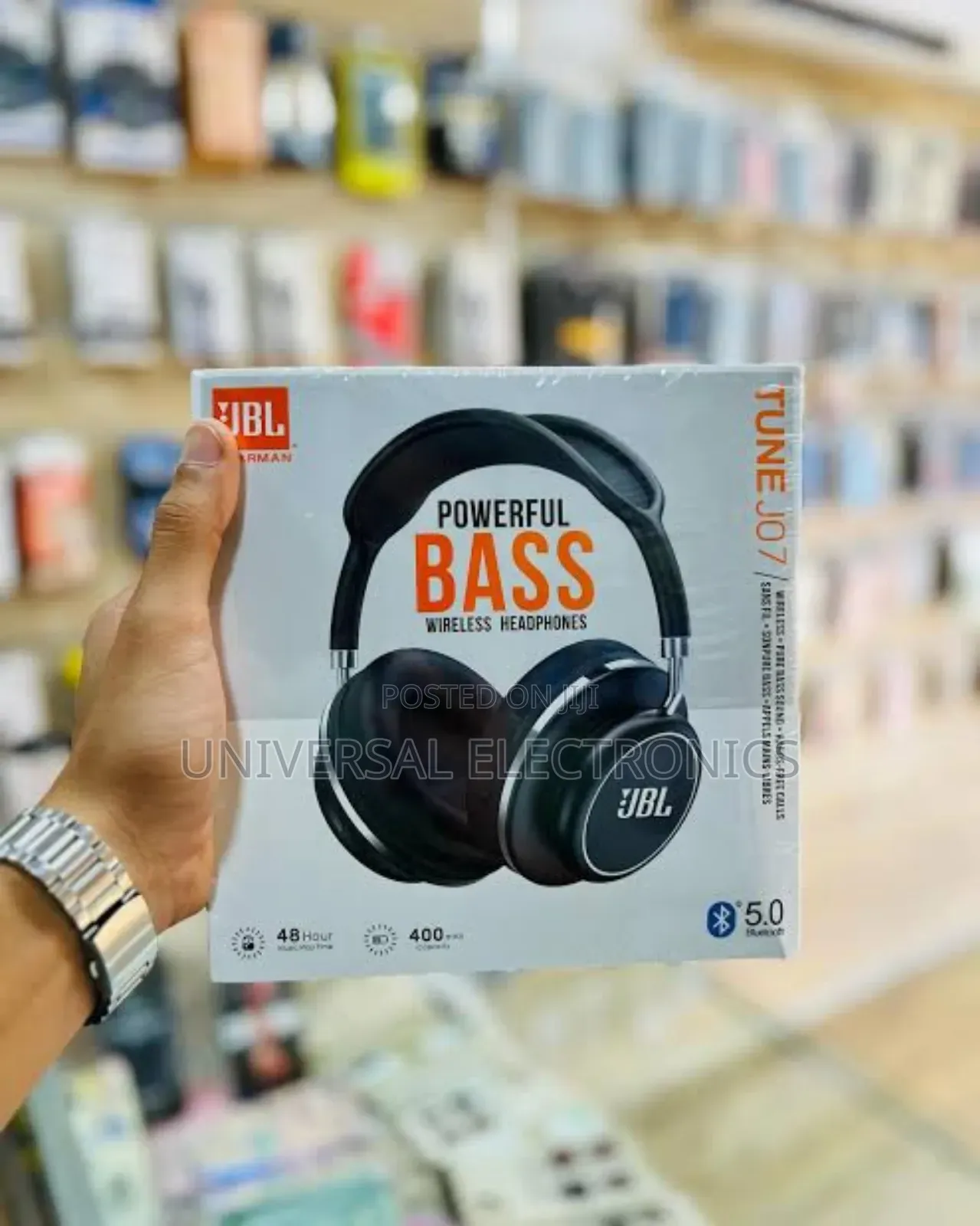 Headset  | JBL Pure‐Bass, 48 HRS Battery Bluetooth Calls