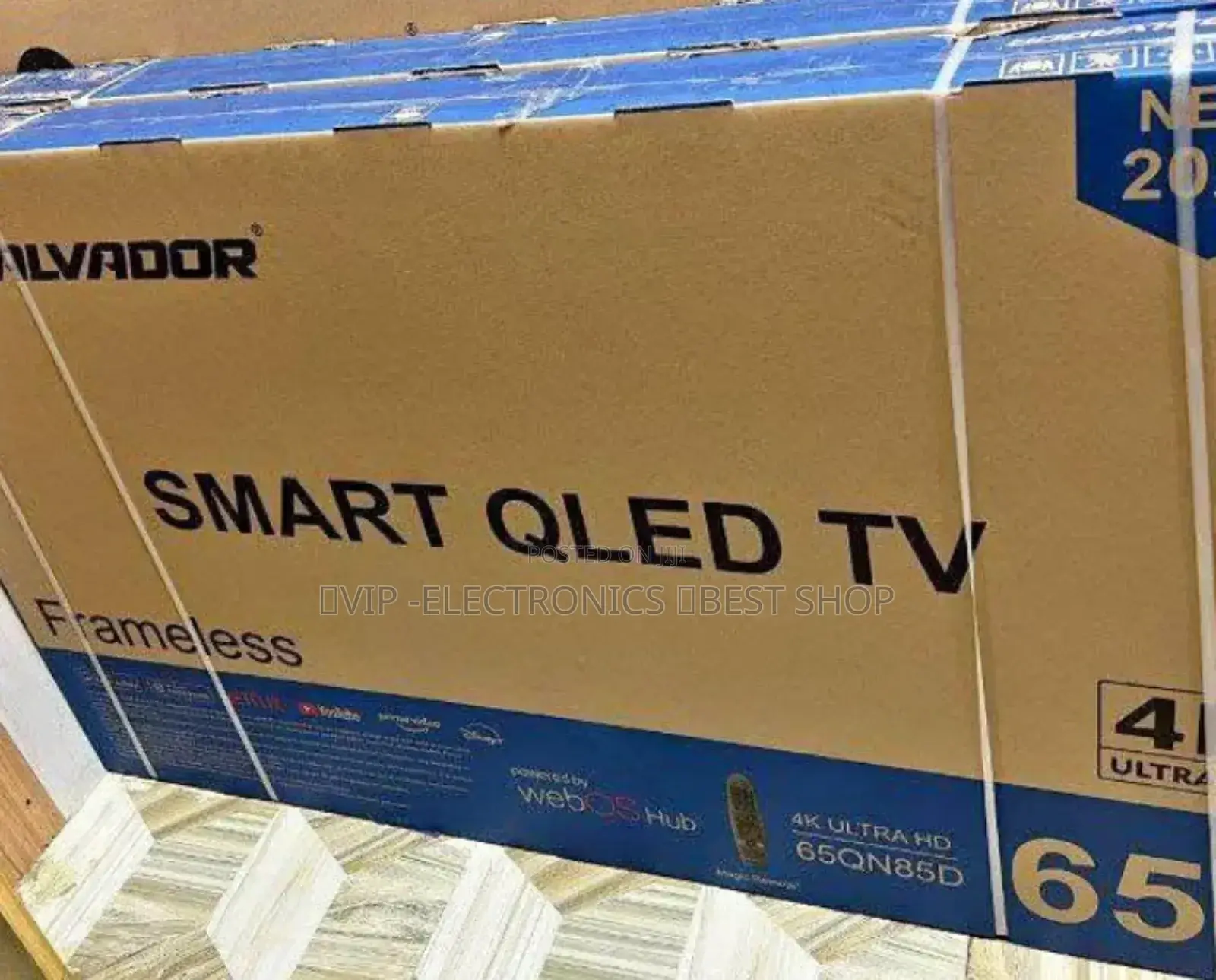 Salvador Tv 65"Inch Smart Frameless Qled Tv