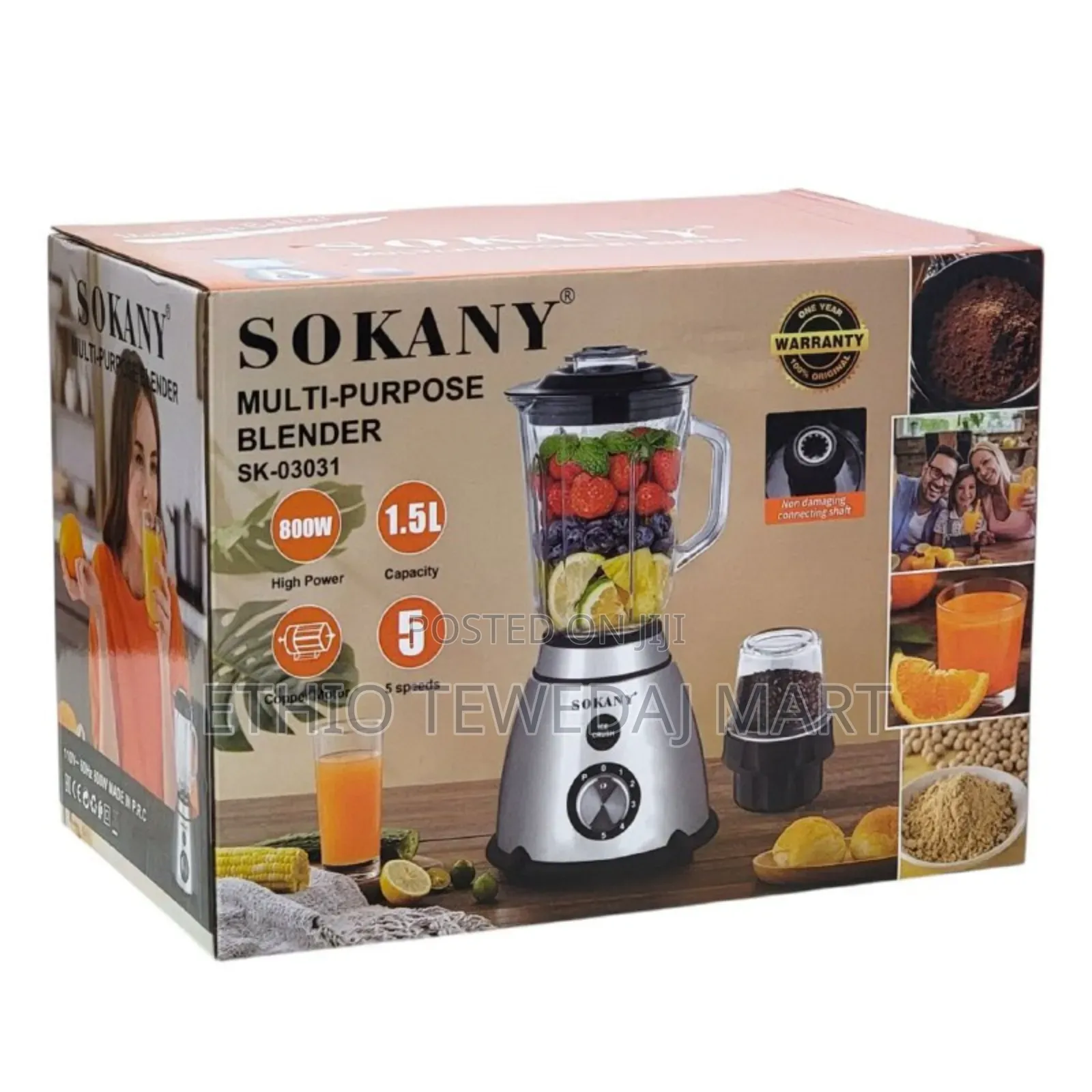 Sokany Multi-Purpose Blender Sk-03031