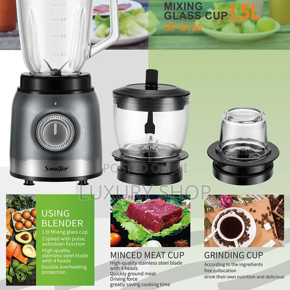 Sonifer 3 in 1 Super Blender