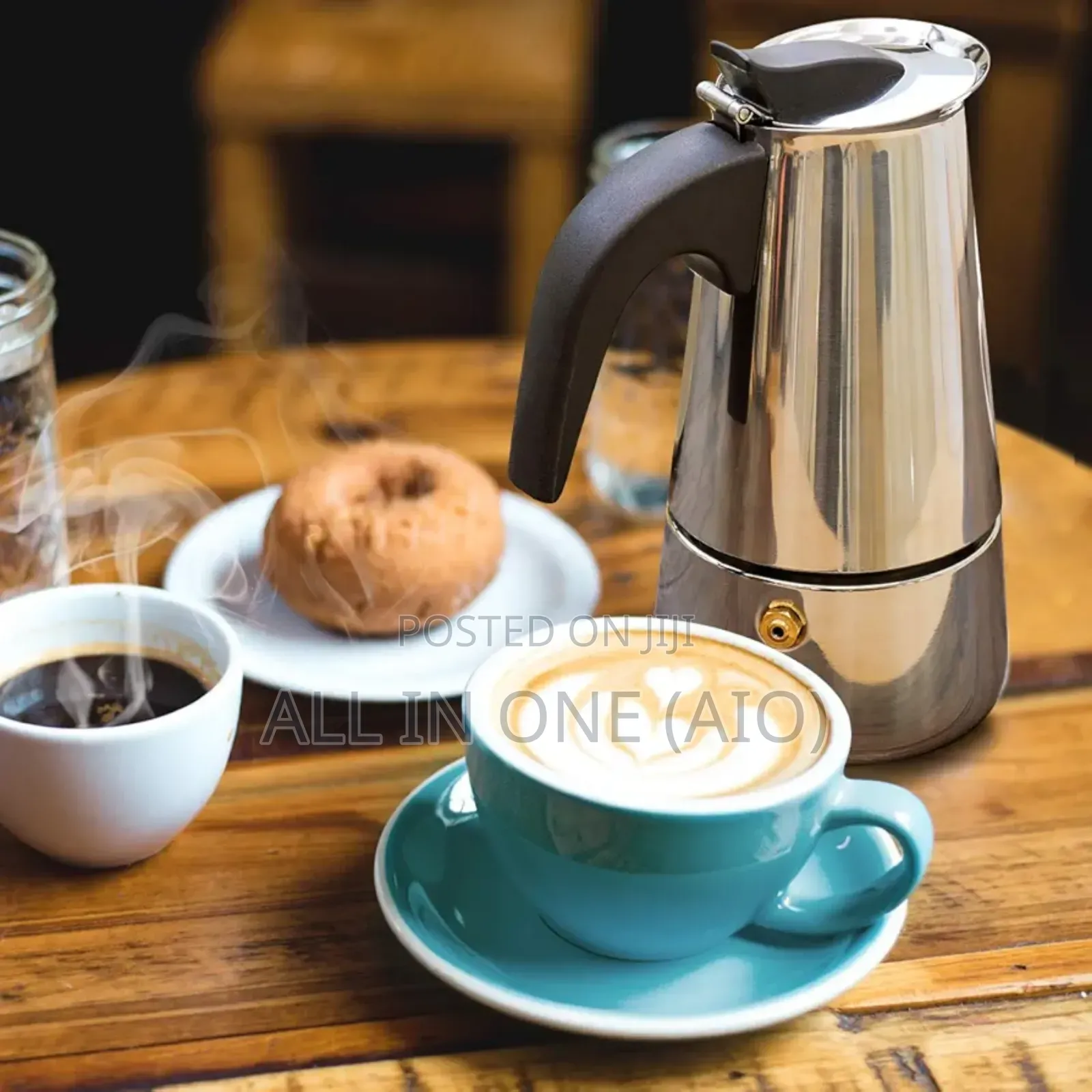 Stainless Steel Espresso Maker High-Quality