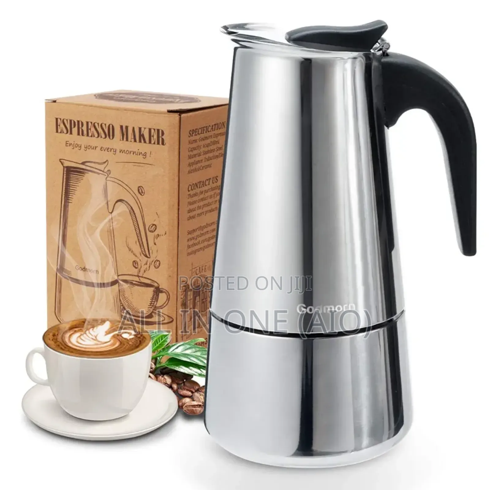 Stainless Steel Espresso Maker High-Quality