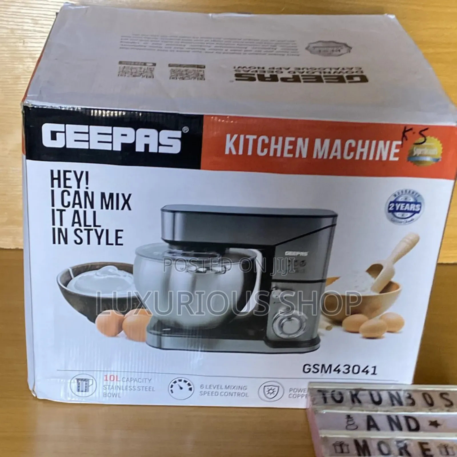 Geepas 2000w Stand Mixer 10 Liter