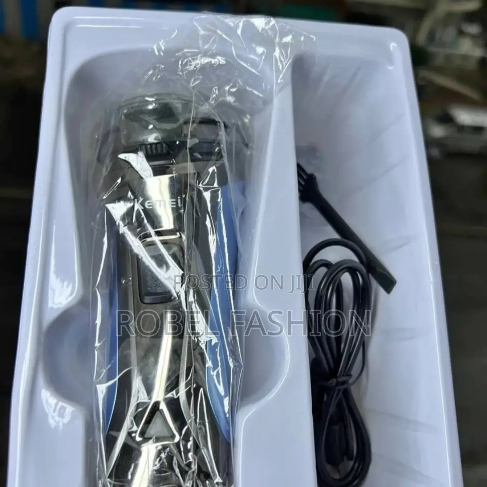 Kemei Shaver የፂም መላጫ ማስተካከያ Rechargeable Mens Facial Shaver