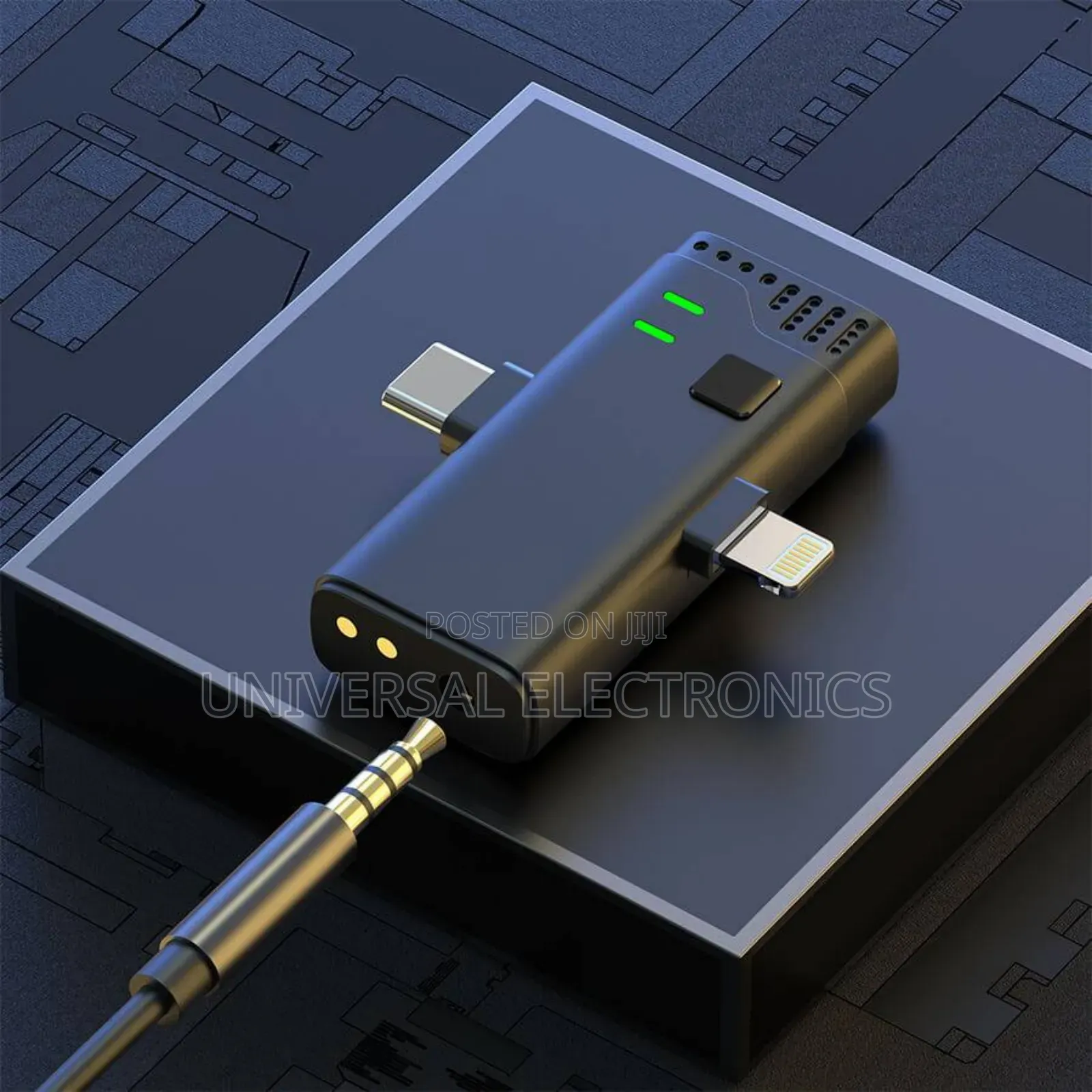 Dual Microphone With Noise Cancellation And 20m Range(