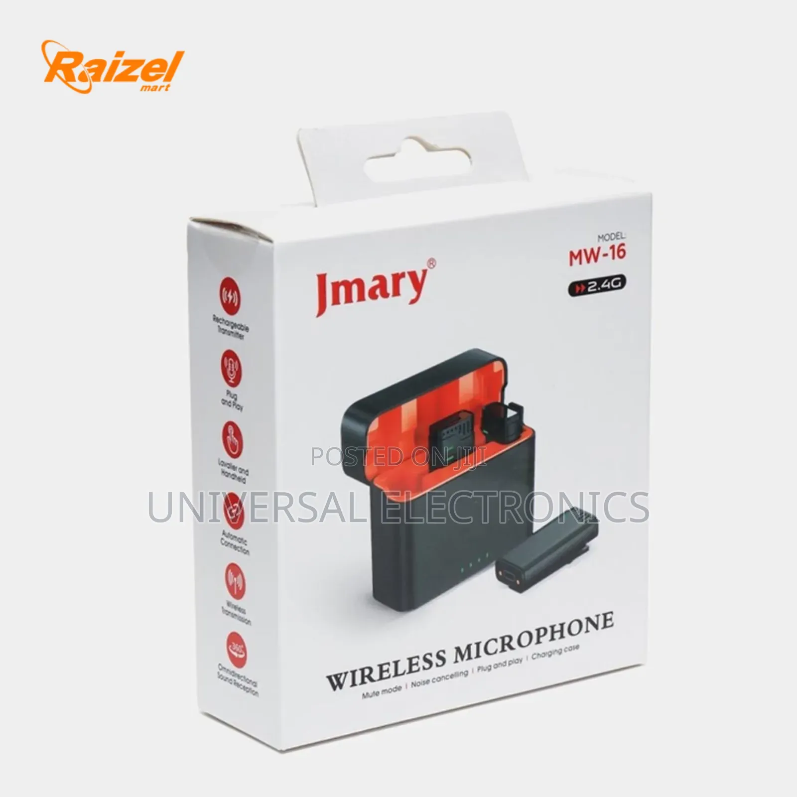 Original Jmary Usb ማይክ - Built-in Noise Reduction