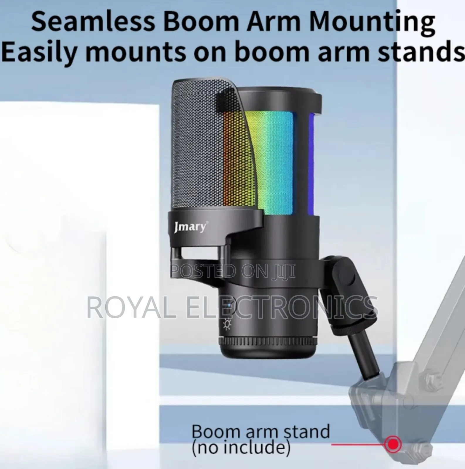 Jmary Podcaste Microphone With Active Noise Cancellation