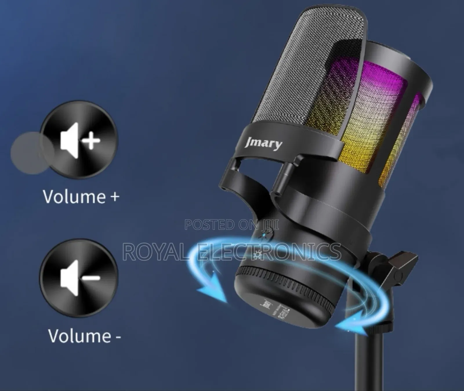 ለስልክም ለcomputerም የሚሆን Original Jmary Podcast Microphone