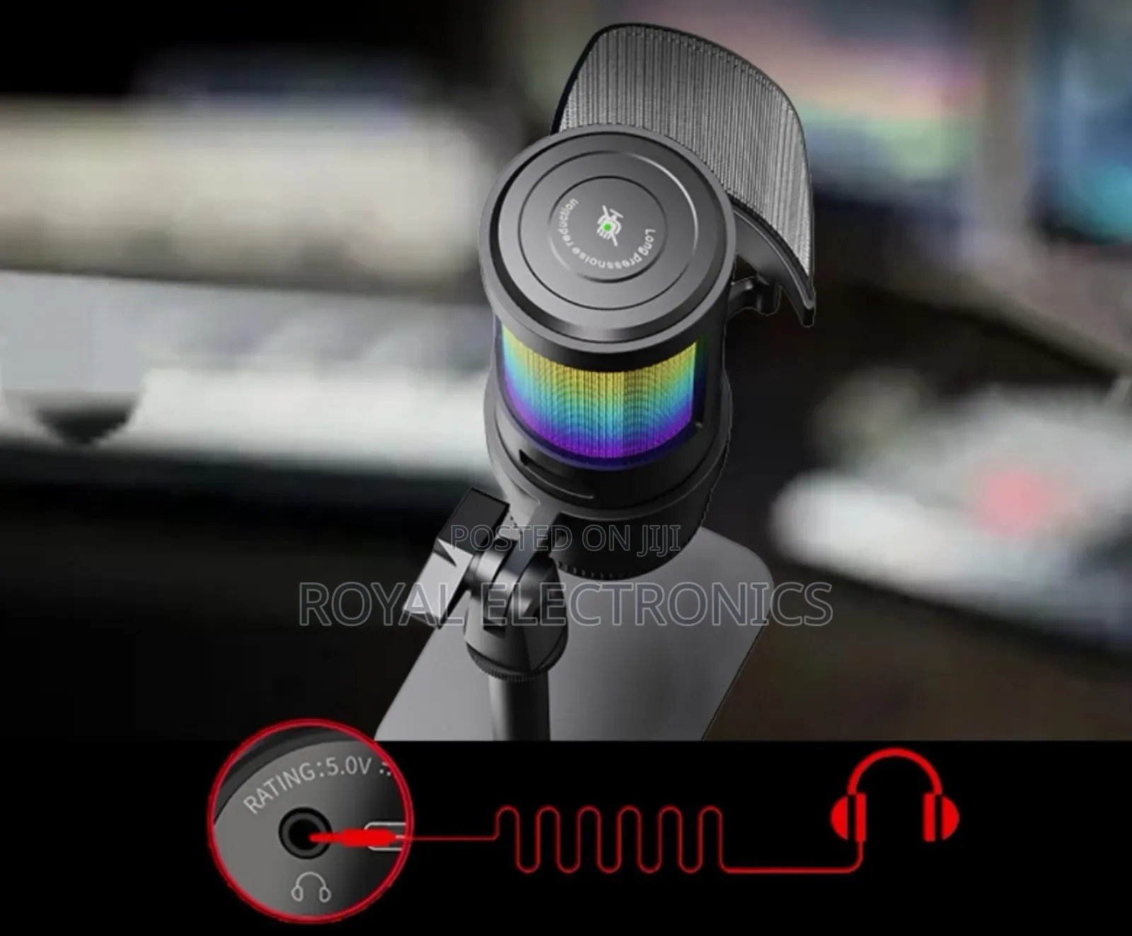 ለስልክም ለcomputerም የሚሆን Original Jmary Podcast Microphone