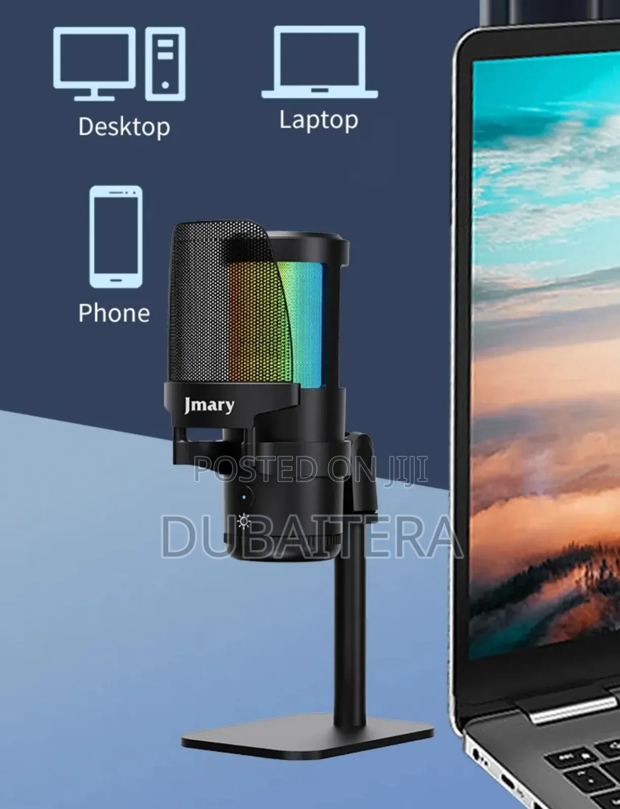 Original Jmary Cardiod 88db Podcaste Microphone With Anc