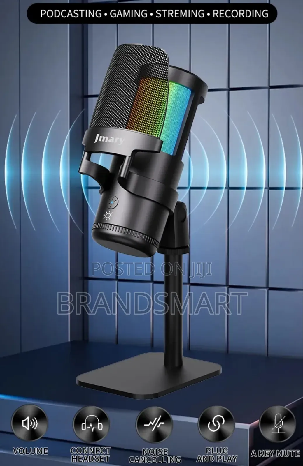 Original Jmary No Latency Cardiod Studio Podcaste Microphone