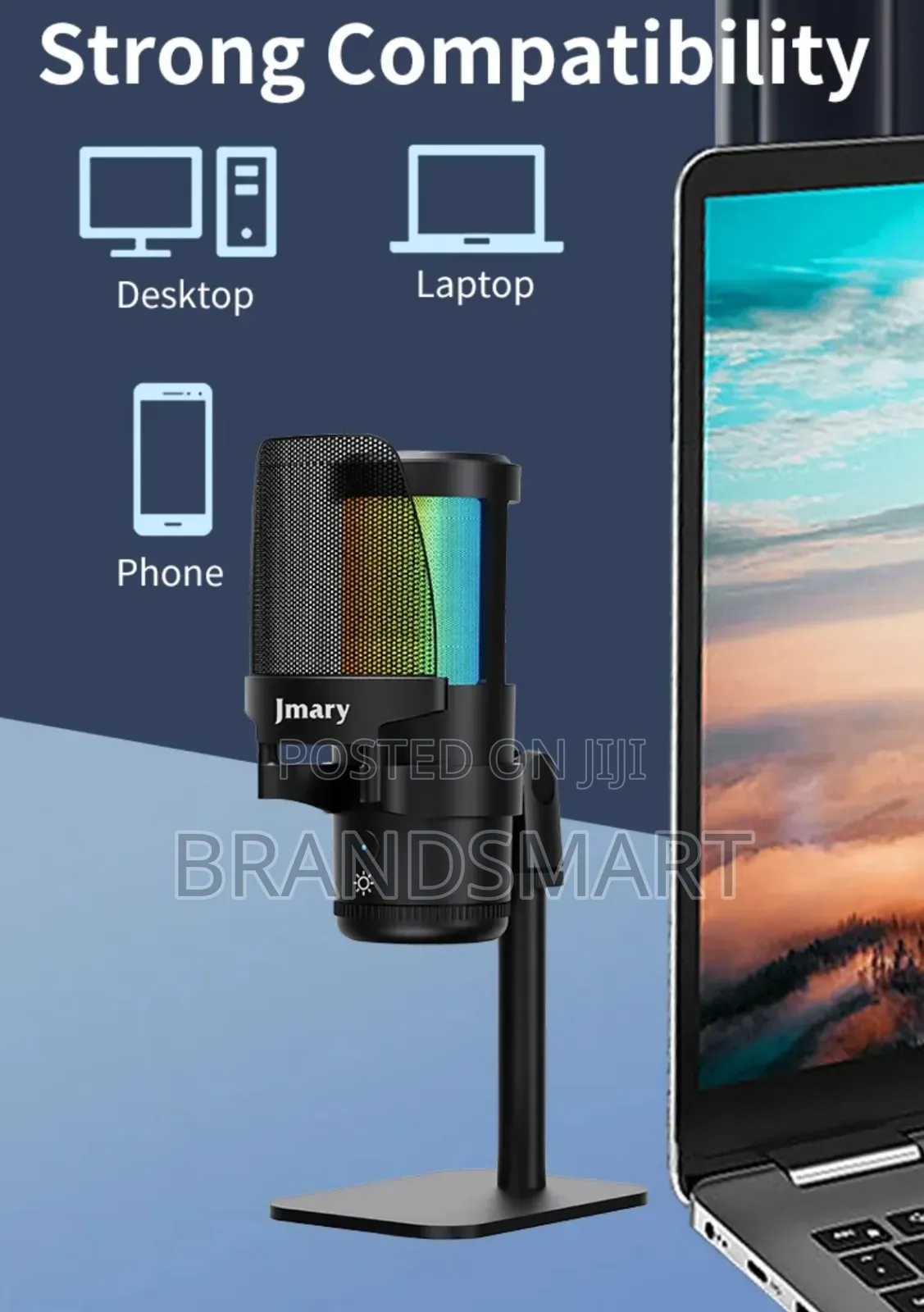 Original Jmary No Latency Cardiod Studio Podcaste Microphone