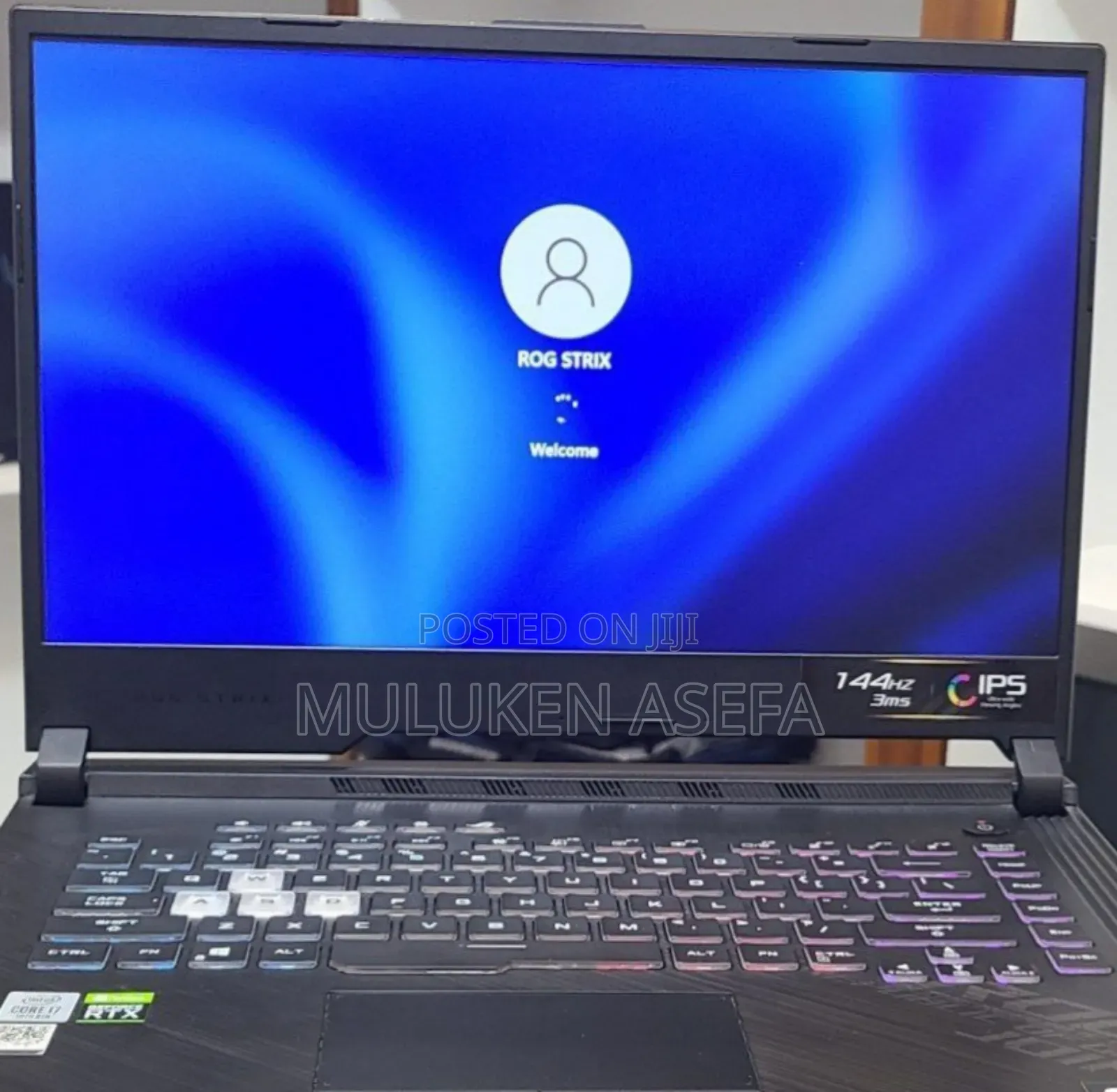 New Laptop Asus ROG Strix G15 16GB Intel Core I7 SSD 1T