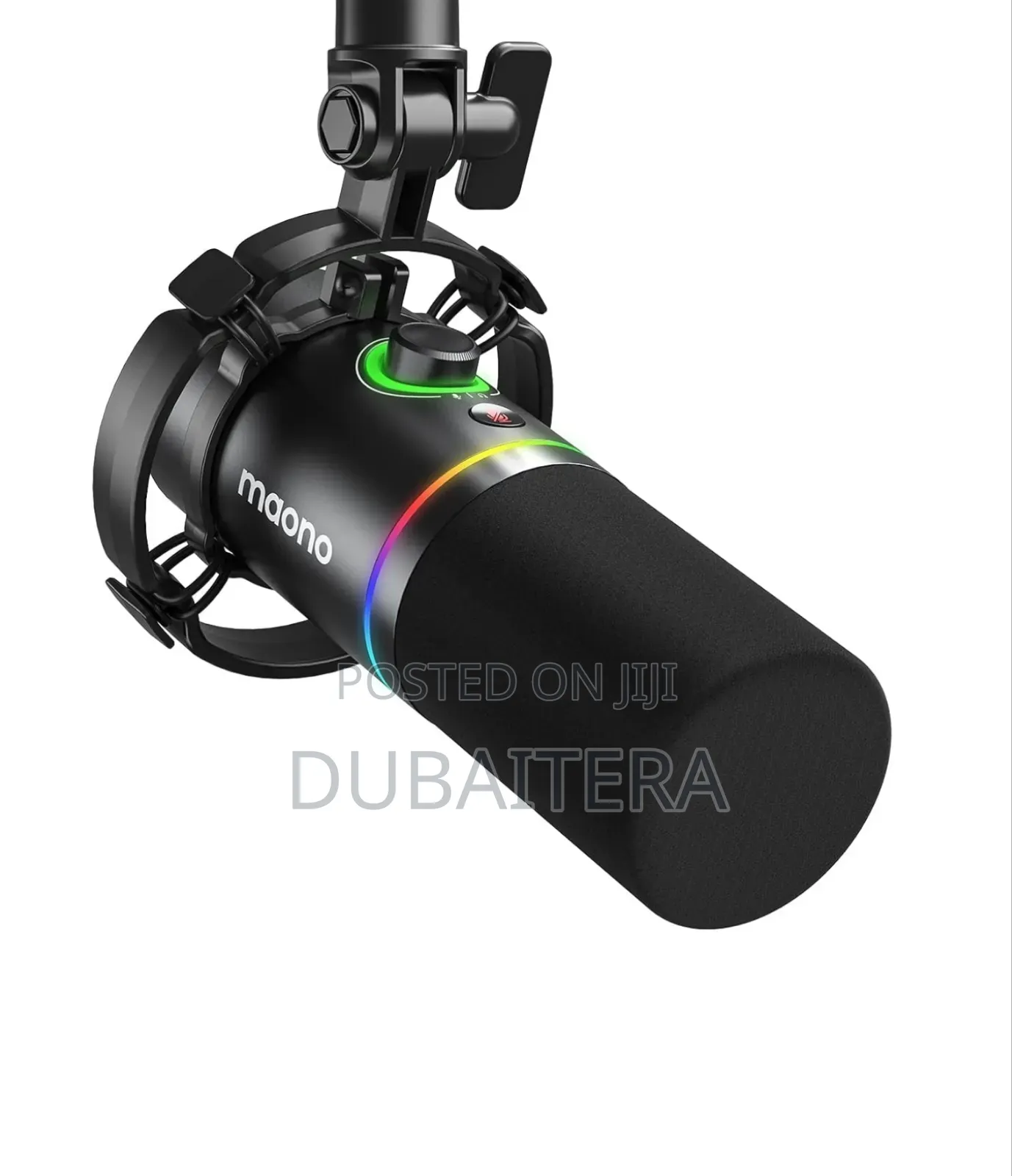 XLR/Usb Dynamic Microphone, RGB Podcast Mic With Extreme Anc