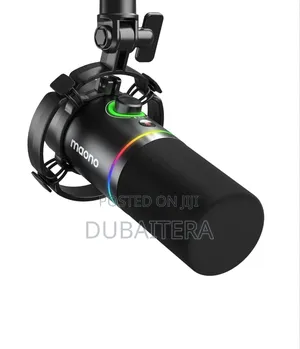 Photo - XLR/Usb Dynamic Microphone, RGB Podcast Mic With Extreme Anc