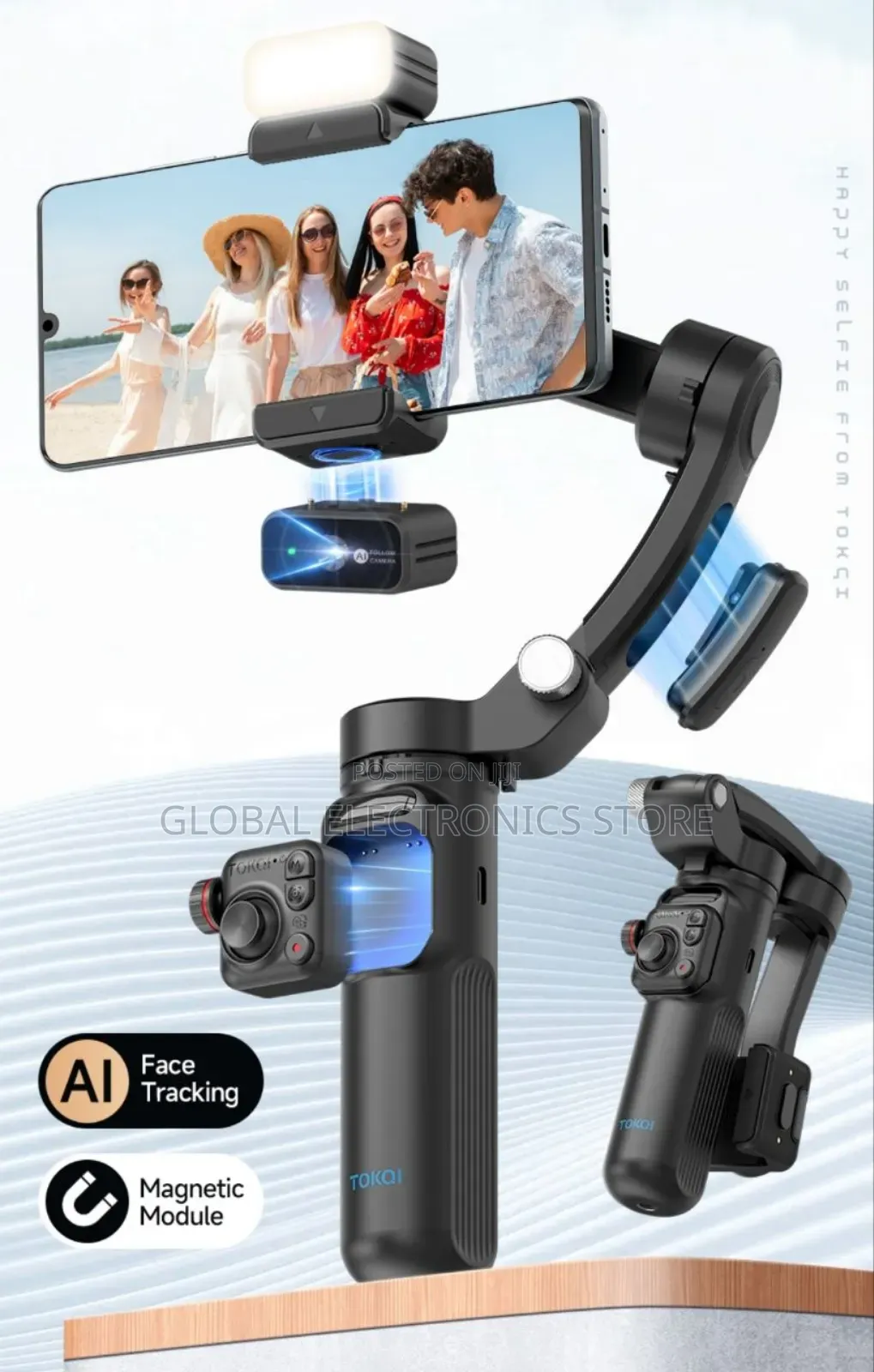 Intellegent Ai Face Tracking 3-Axis Gimbal Stabilizer