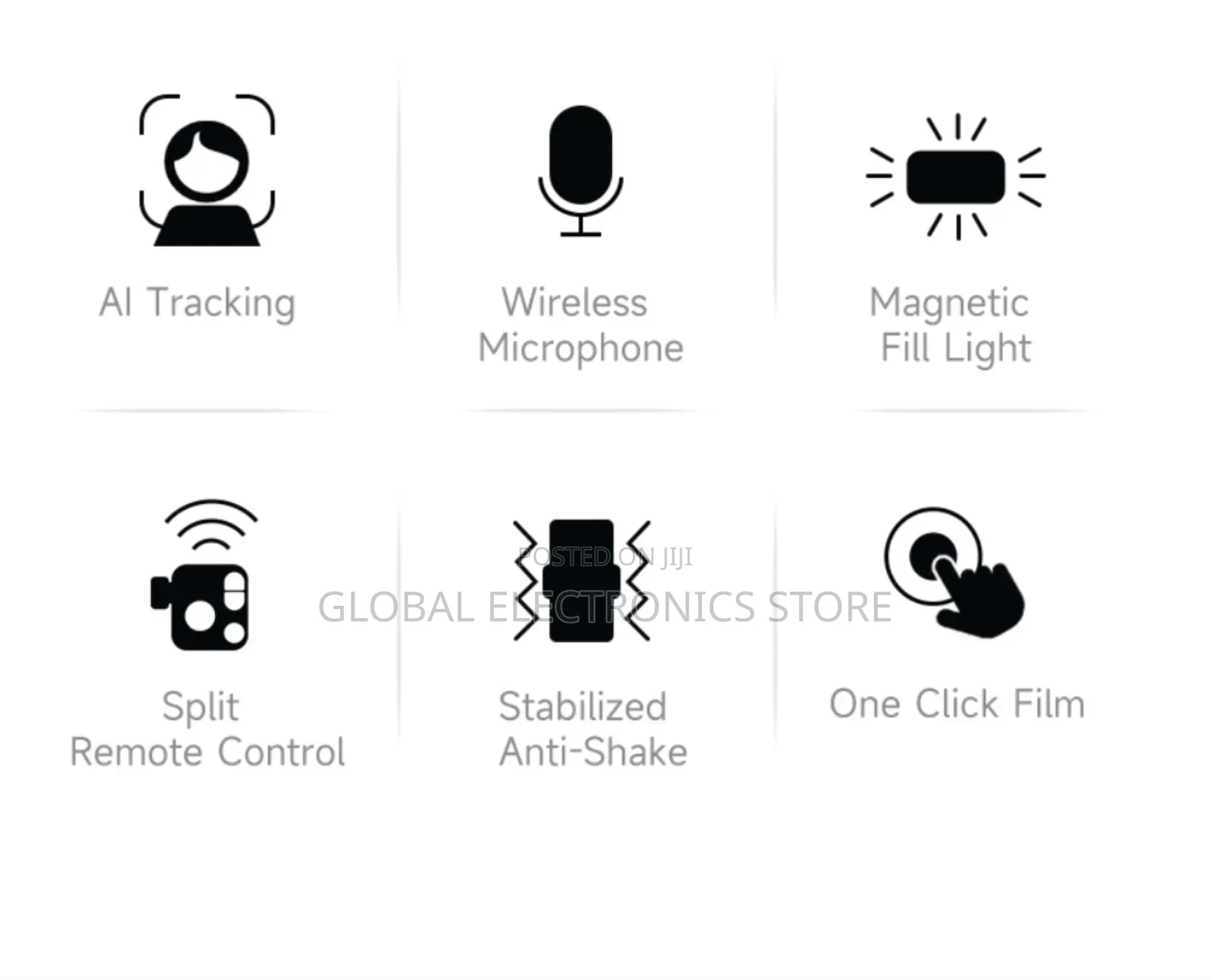 Intellegent Ai Face Tracking 3-Axis Gimbal Stabilizer