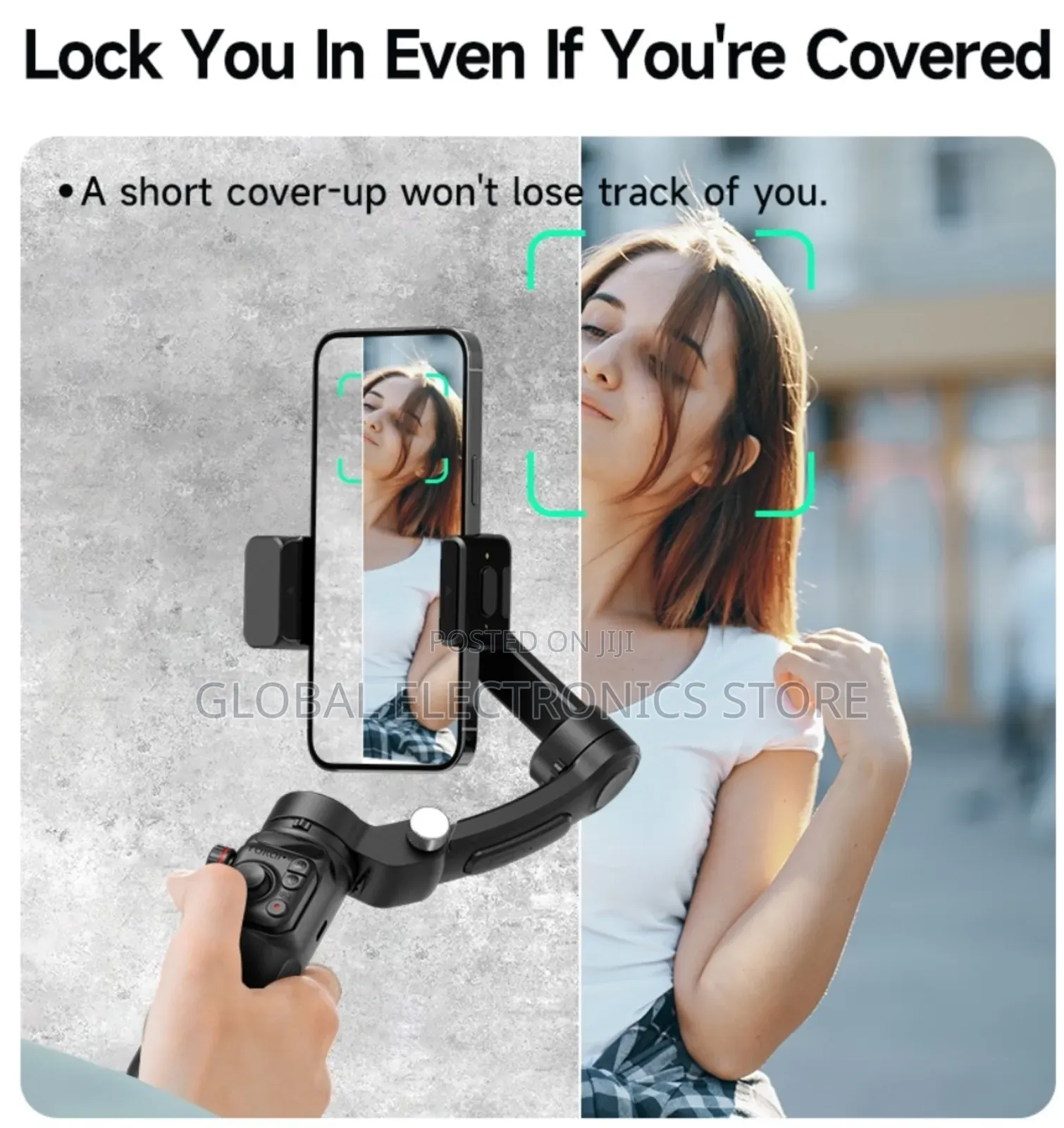 Intellegent Ai Face Tracking 3-Axis Gimbal Stabilizer