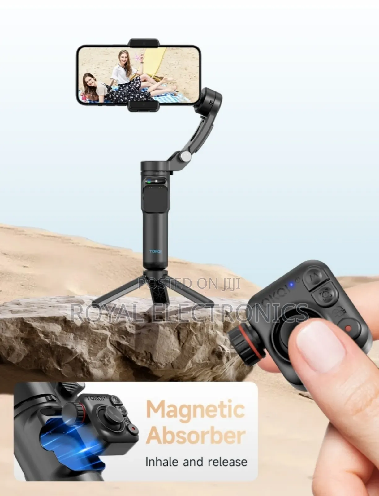 Ai Stabilization Ai Face Tracking 3 Axis Gimbal Microphone