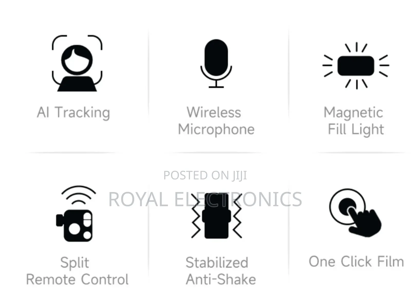 Ai Stabilization Ai Face Tracking 3 Axis Gimbal Microphone