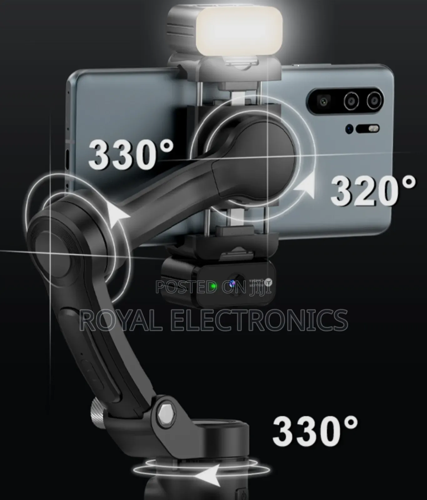 Ai Stabilization Ai Face Tracking 3 Axis Gimbal Microphone