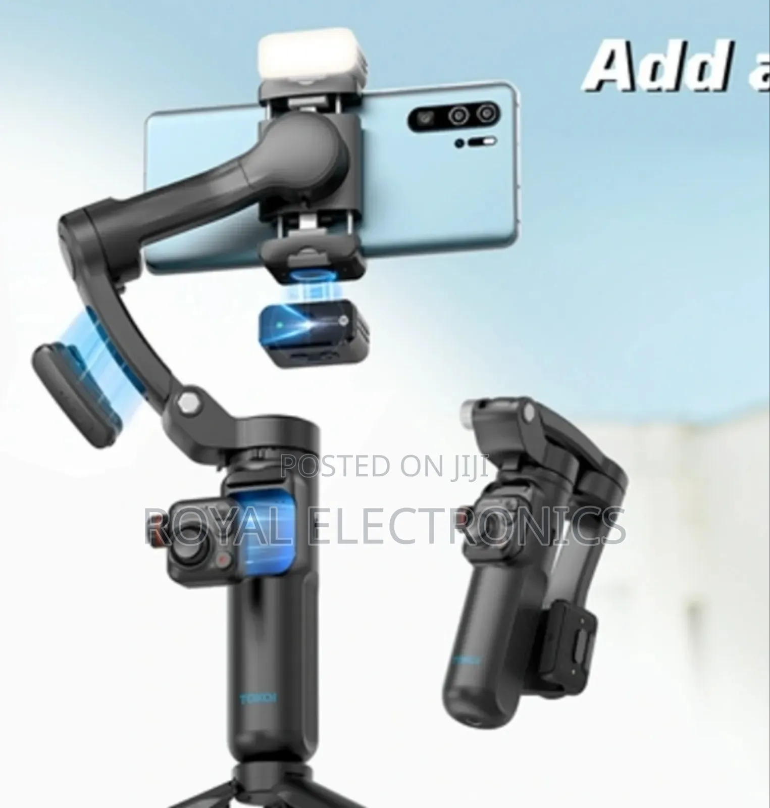 Ai Stabilization Ai Face Tracking 3 Axis Gimbal Microphone