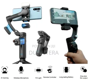 Photo - Ai Stabilization 3 Axis Gimbal With Wireless Microphone
