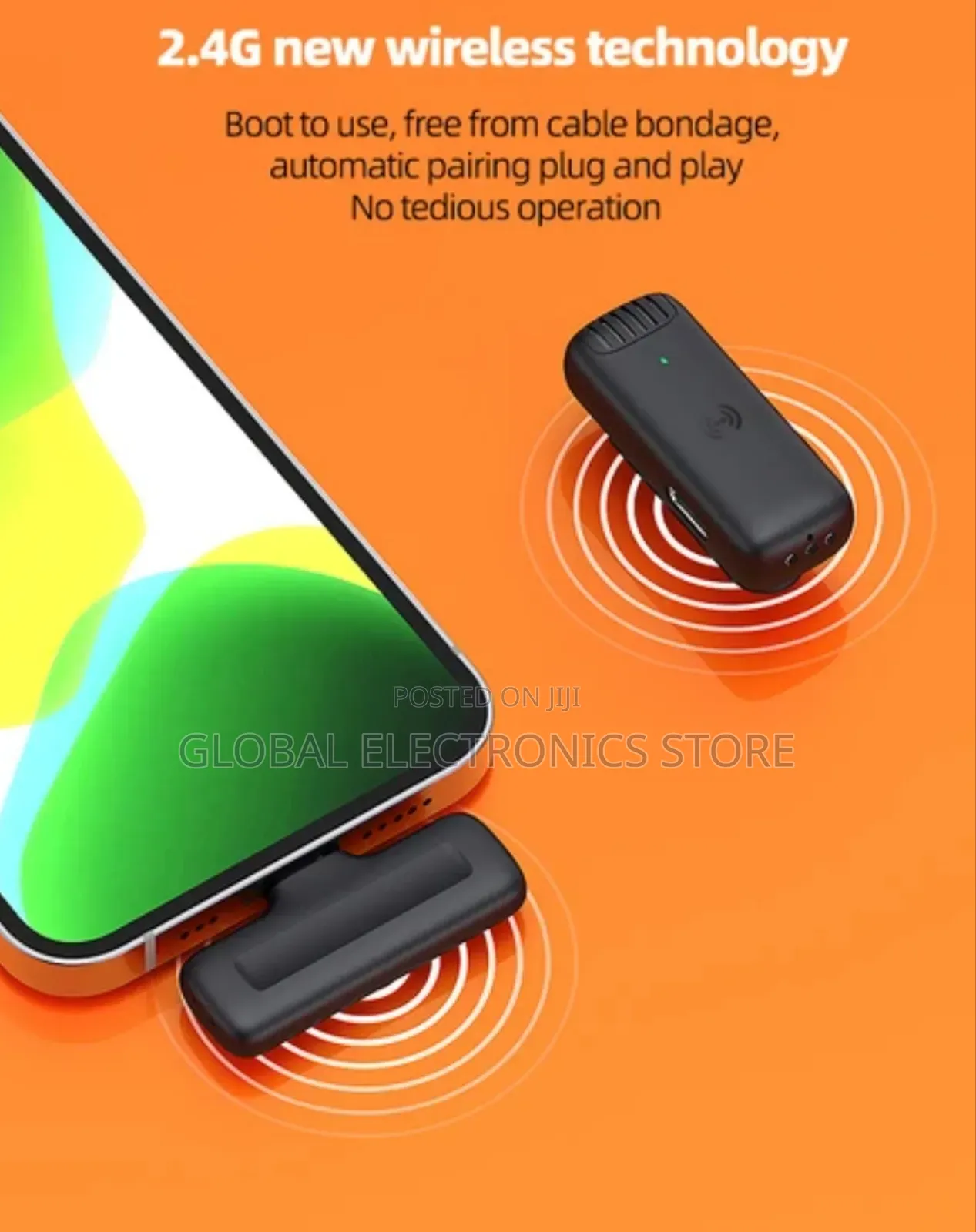 Wireless Microphone With Charging Case – Type-C (1:1)