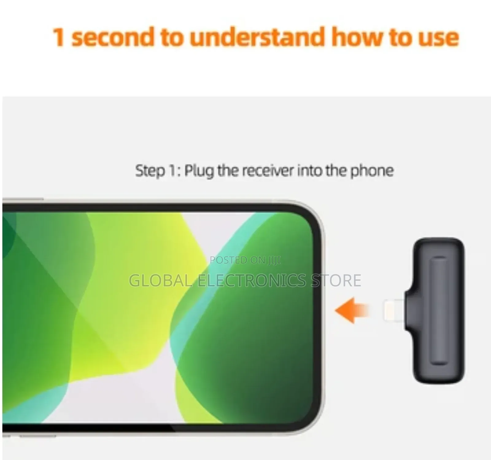 Wireless Microphone With Charging Case – Type-C (1:1)