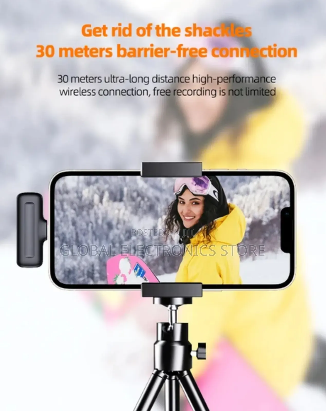 Wireless Microphone With Charging Case – Type-C (1:1)