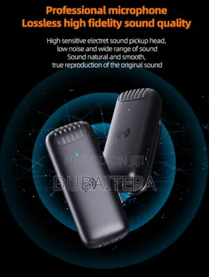 2.4ghz Professional Lapel Microphone( Eco Mode Clear Timbre)