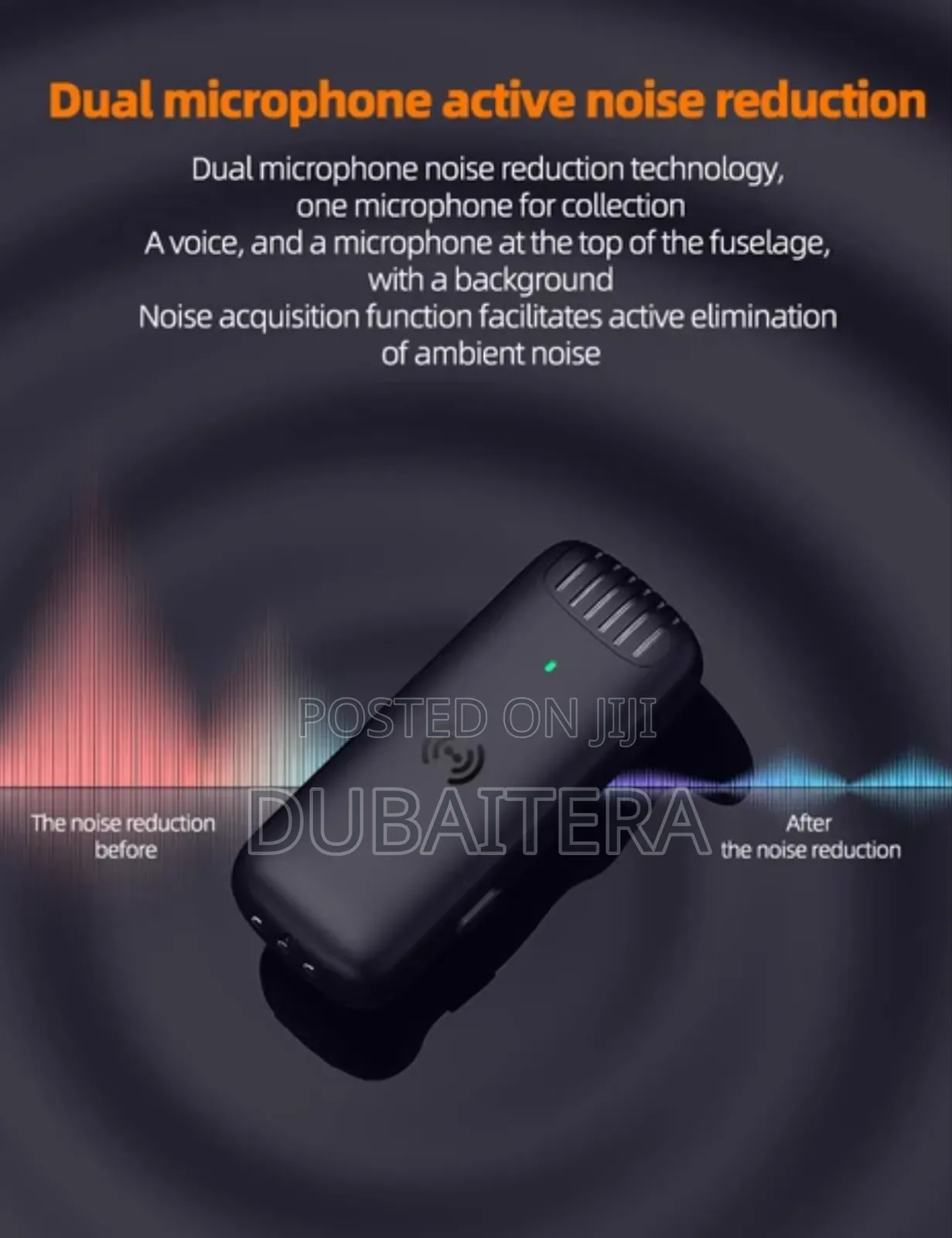 2.4ghz Professional Lapel Microphone( Eco Mode Clear Timbre)