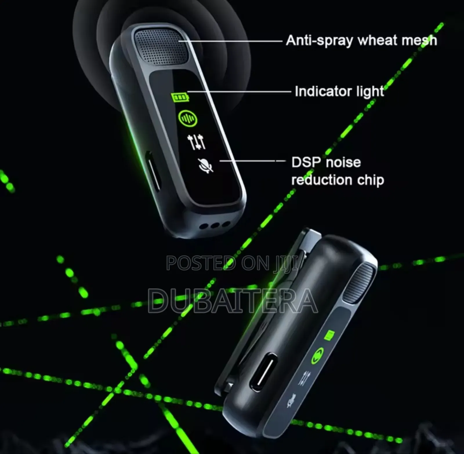 Lavalier Mic Hd Sound 50 Meter Intelligent Noise Reduction