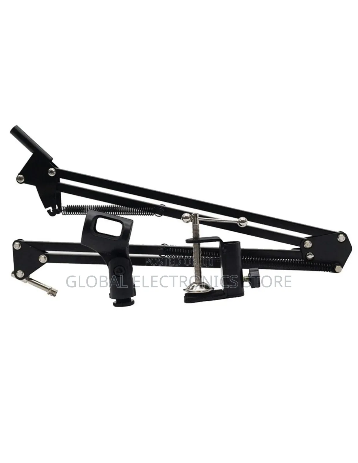 Adjustable Microphone Stand With Suspension Scissor Arm