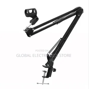 Photo - Flexible Desktop Microphone Adjustable Boom Scissorarm Stand