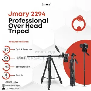 Adjustable Tripod 60–179cm – Strong Portable