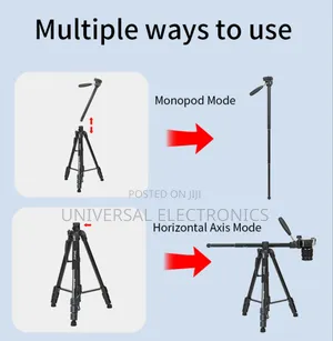 Adjustable Tripod 60–179cm – Strong Portable
