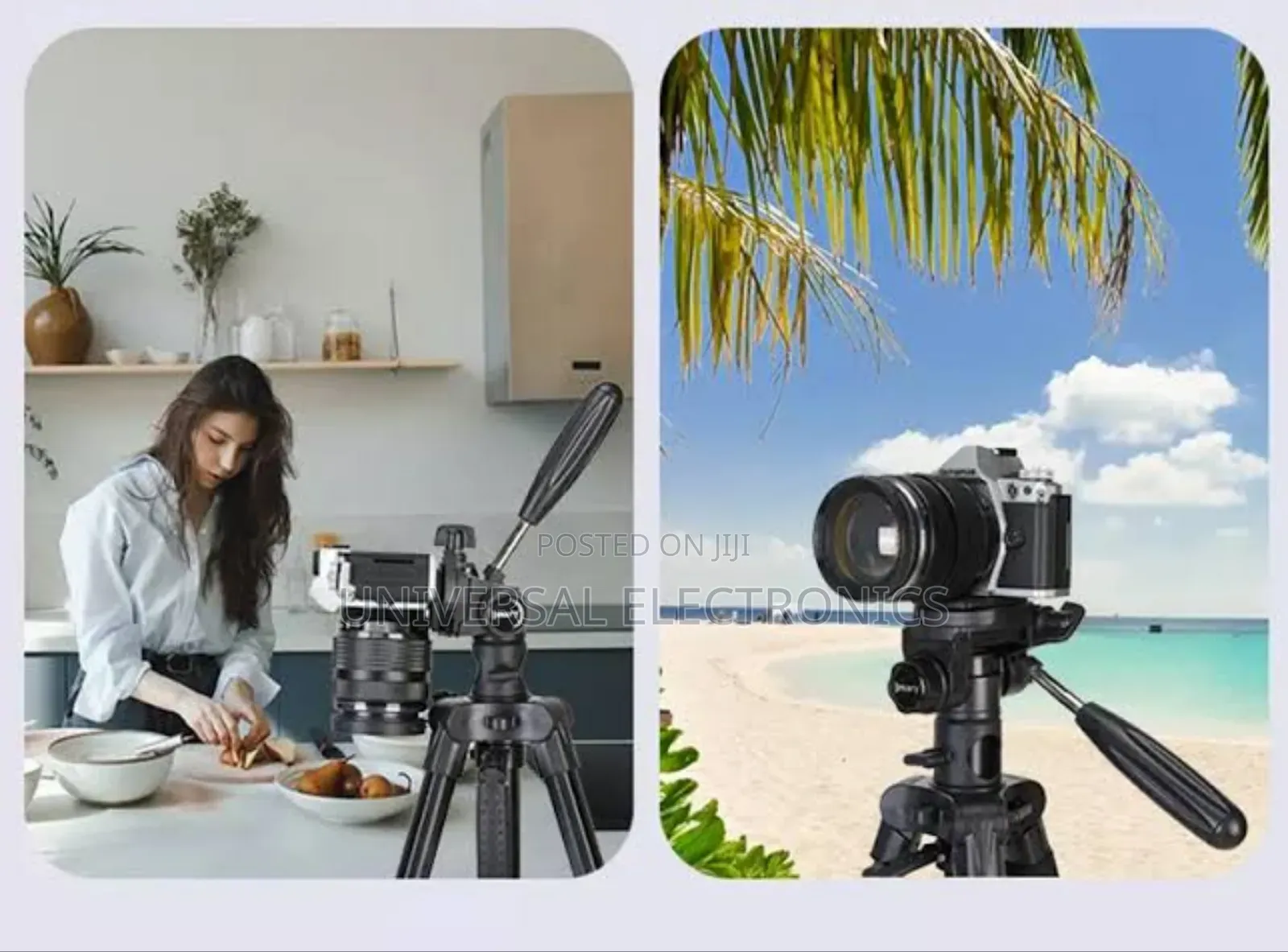 Professional Tripod for Dslr, Phone, and Video Gear