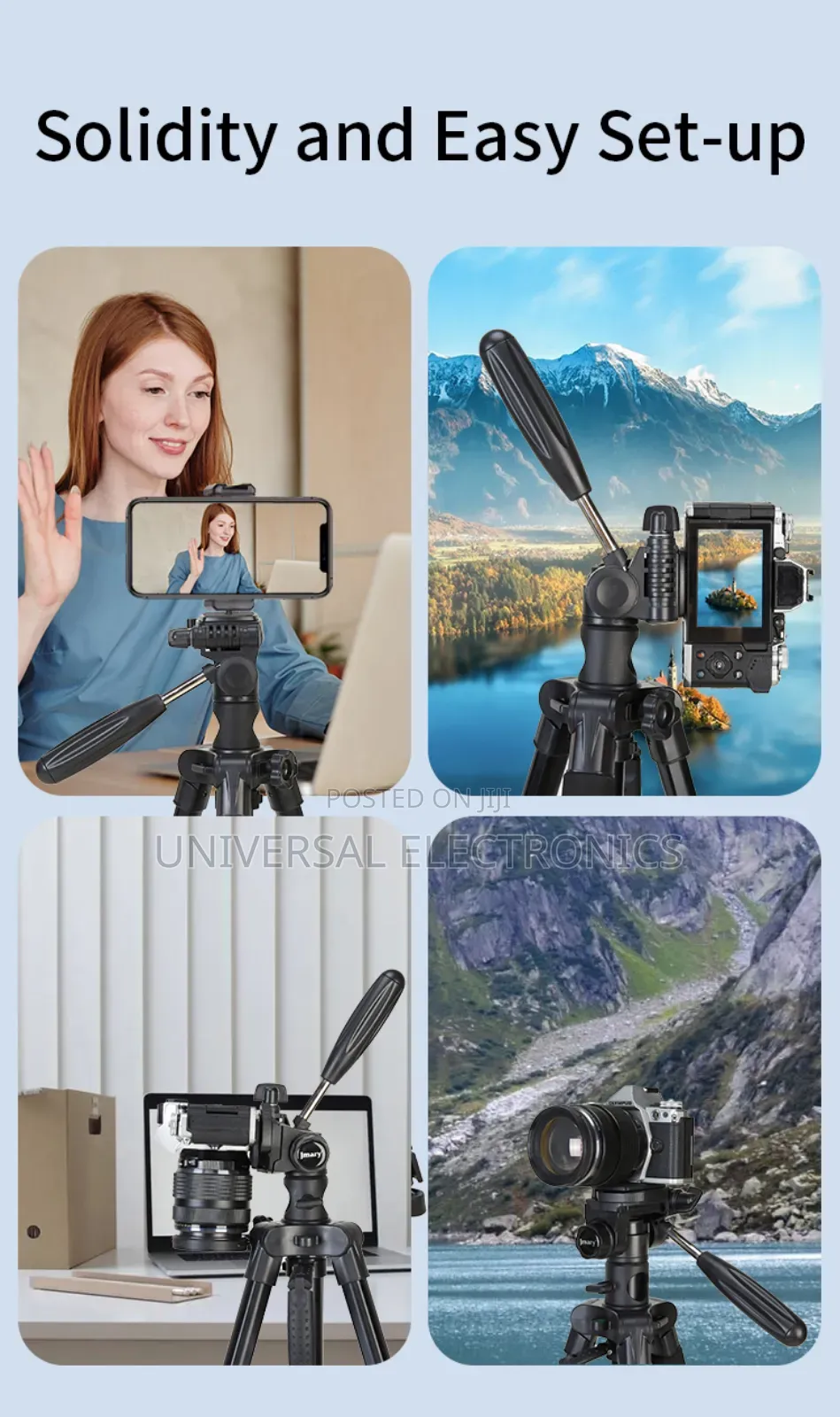 Travel-Ready Tripod( Foldable to 57.5cm)