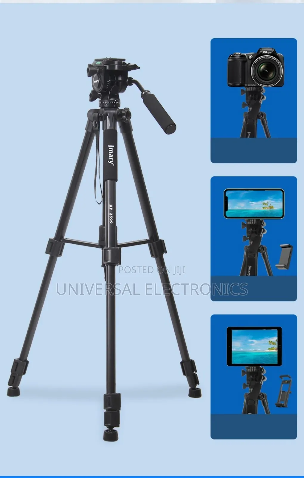 Professional Tripod for Dslr, Phone, and Video Gear