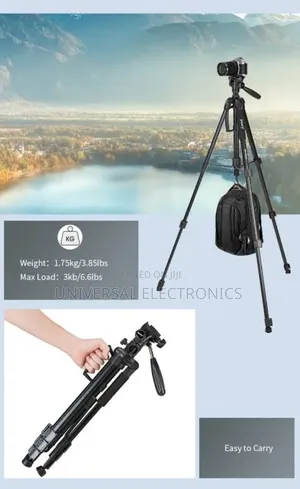 Original Aluminum Tripod With Overhead Extension Arm!