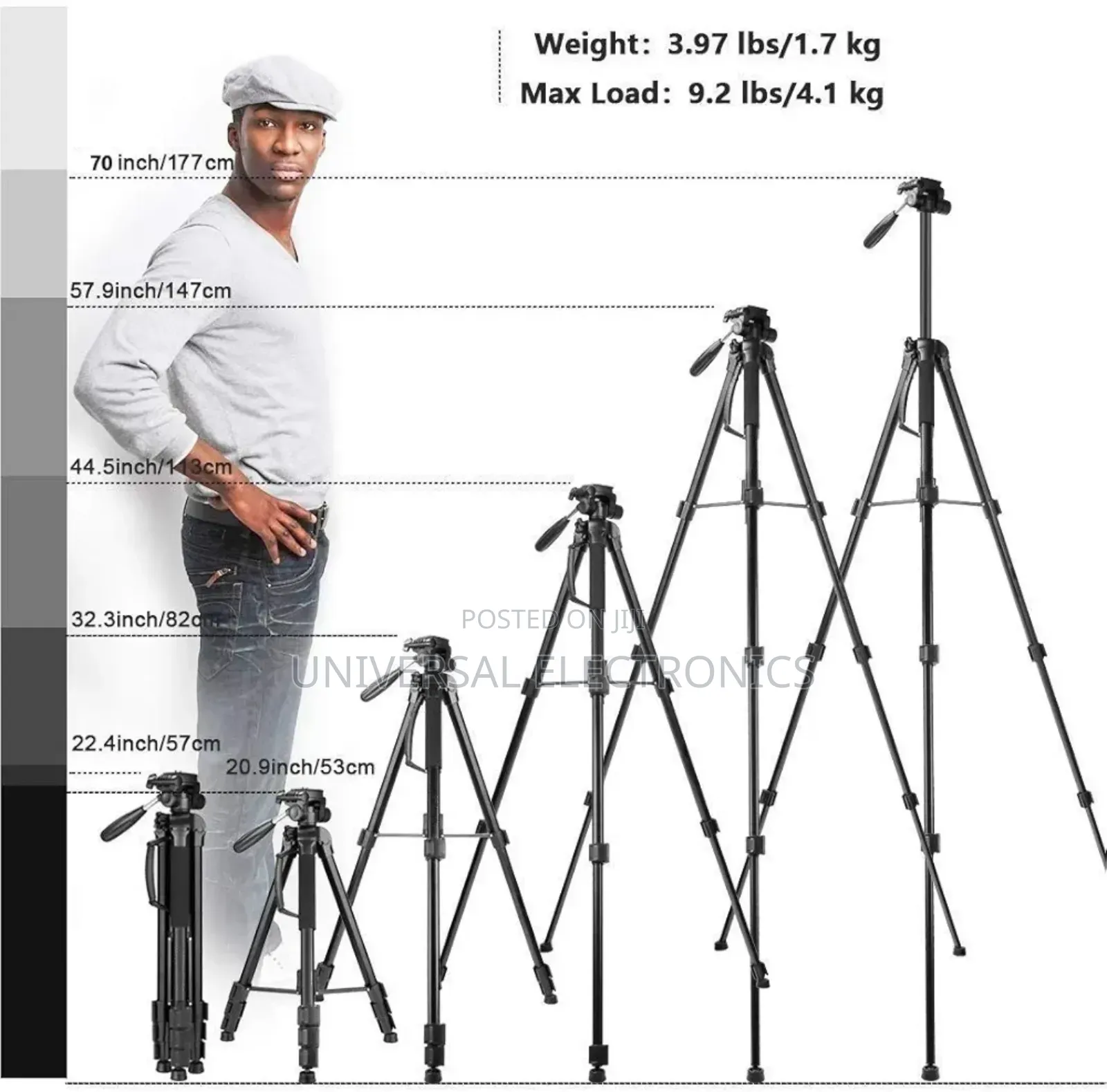 Brand New Panoramic Tripod(ለፎቶ እና ለቪዲዮ ቀረፃ ምቹ የሆነ)