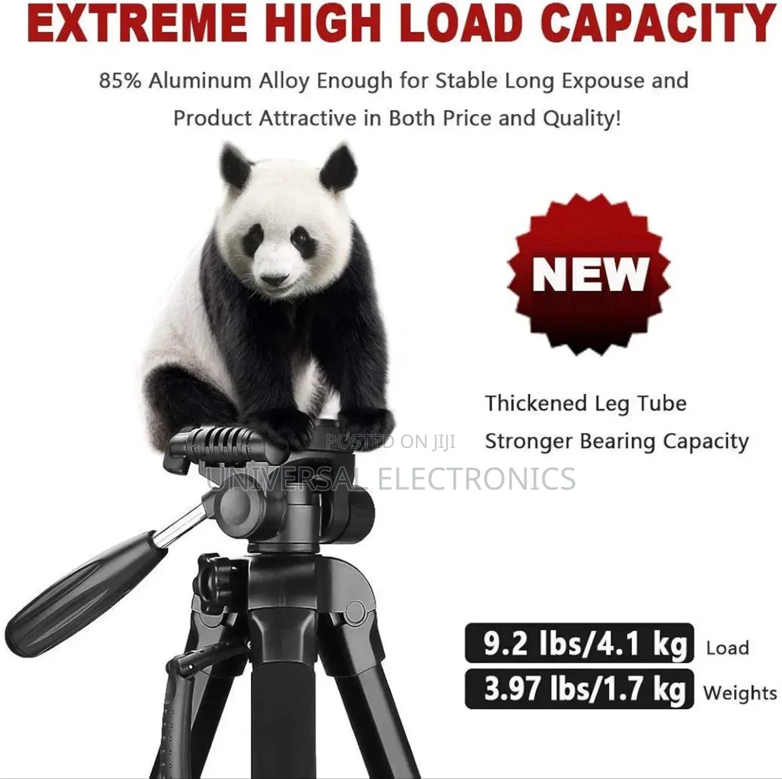 Brand New Panoramic Tripod(ለፎቶ እና ለቪዲዮ ቀረፃ ምቹ የሆነ)