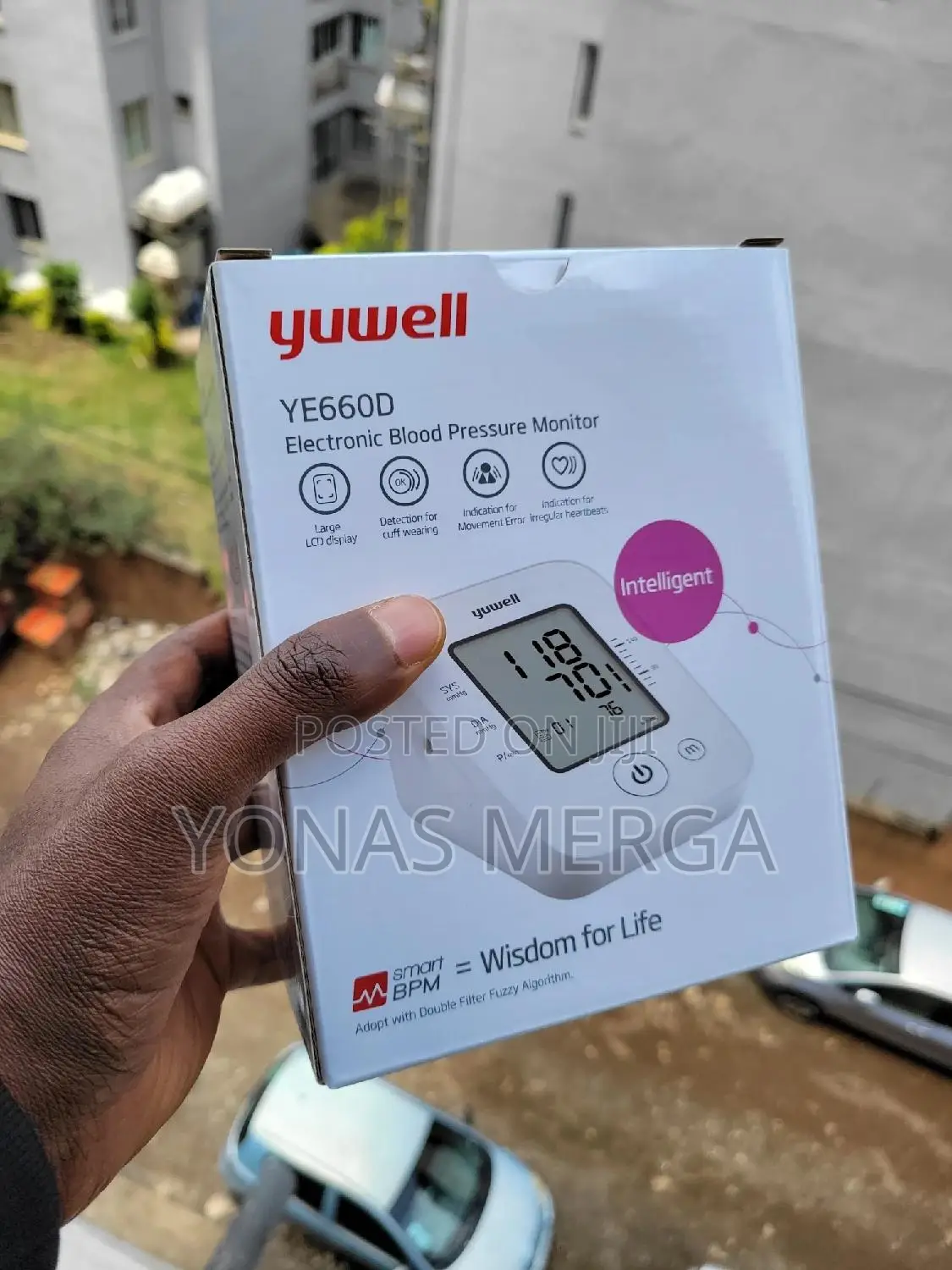 Blood Pressure Monitor With Cuff Wrapping Guide熒سbp Monitor